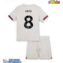 Chelsea Enzo Fernandez #8 Replica Away Minikit 2025-26 Short Sleeve (+ pants)